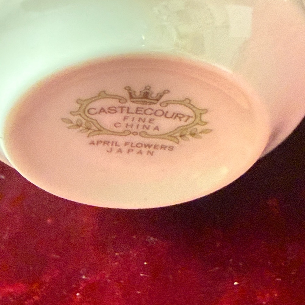 Castlecourt April Flowers collection fine China Japan